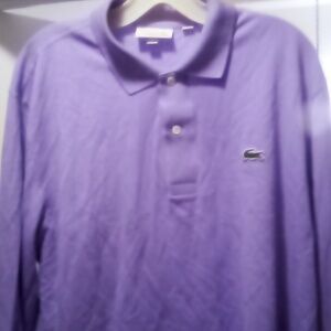 Lacoste men long sleeve polo